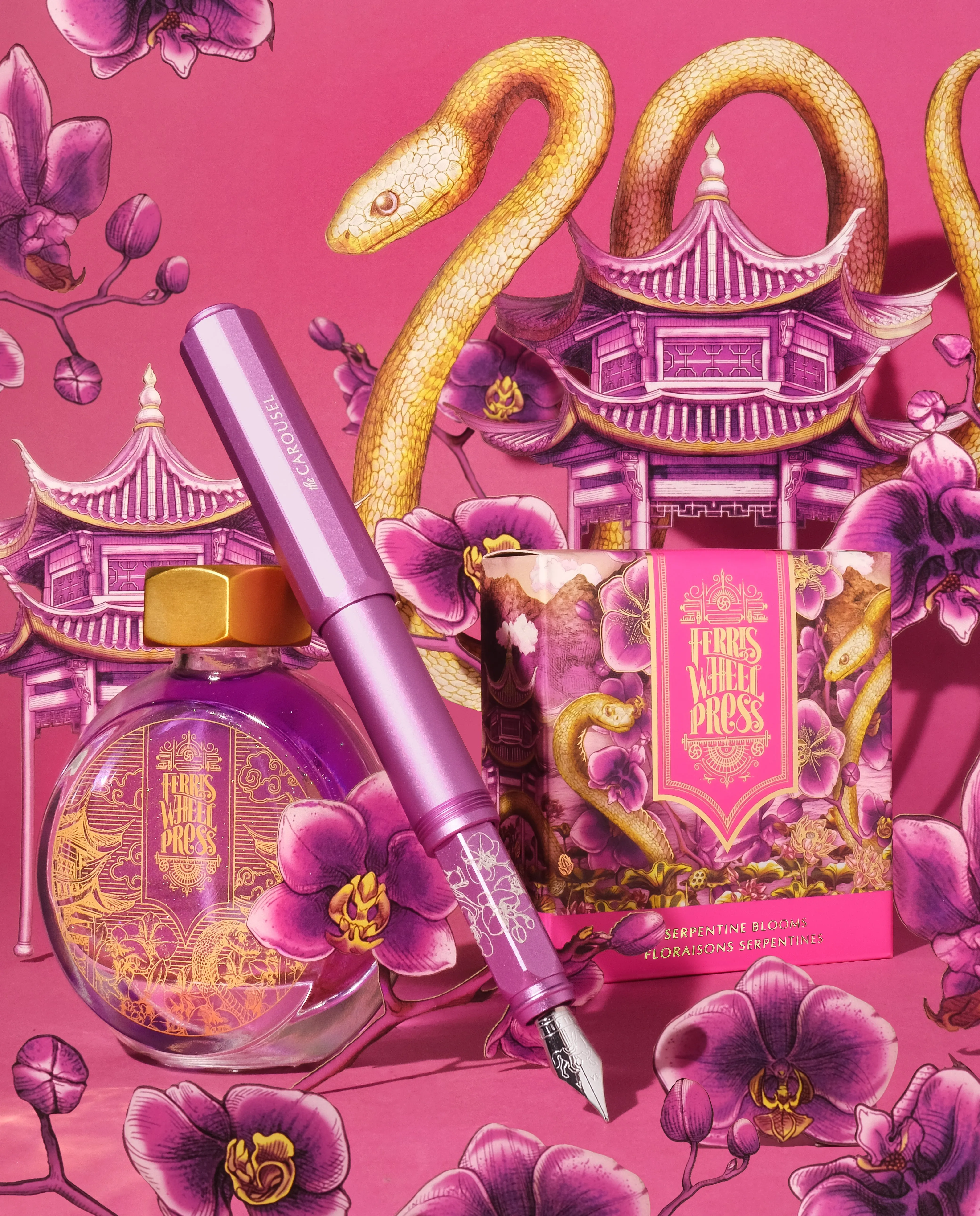 Fête Chinoise | Year of the Snake Special Edition | Serpentine Blooms