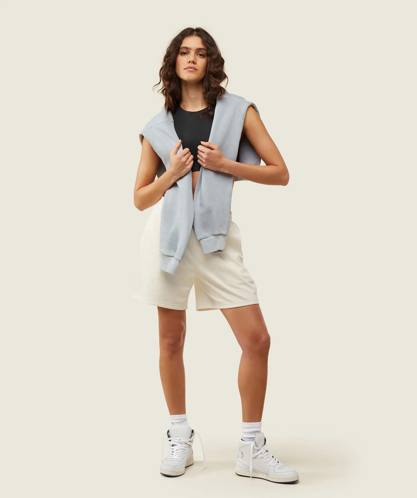 Gymshark everywear Basketball Shorts - Soft White